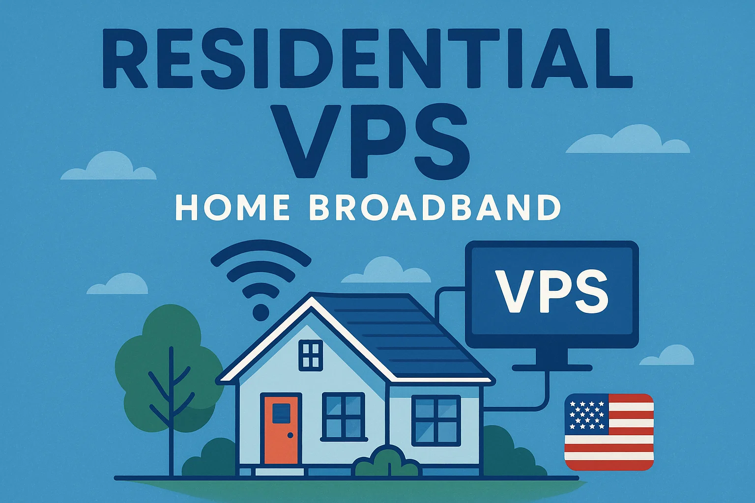 美国家宽住宅 VPS